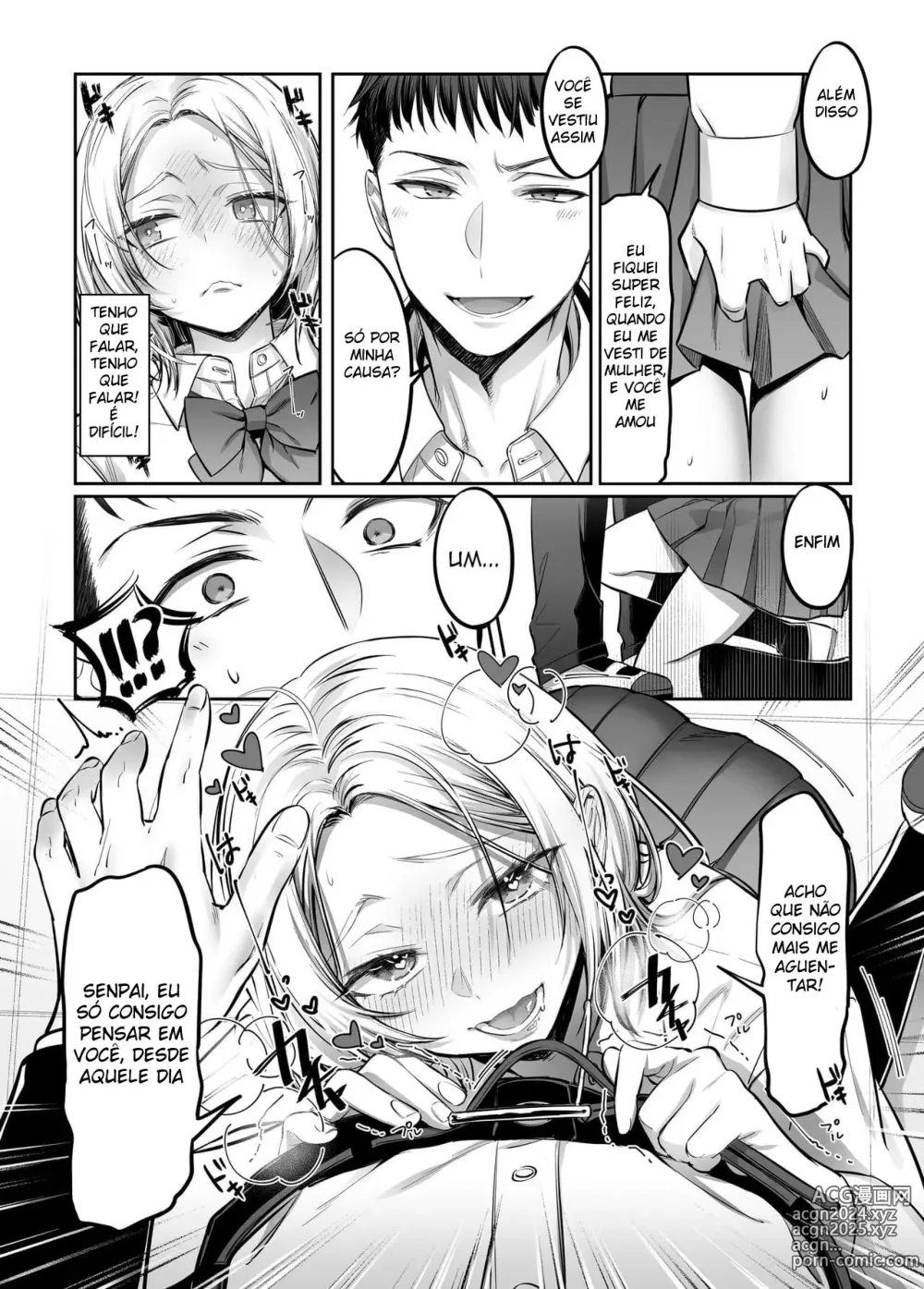 Page 15 of doujinshi Shoshinsha Josou Danshi ni Osowarete Mita!?