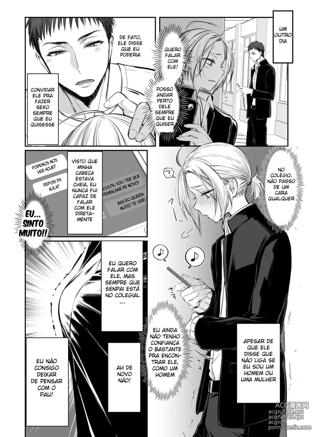 Page 9 of doujinshi Shoshinsha Josou Danshi ni Osowarete Mita!?