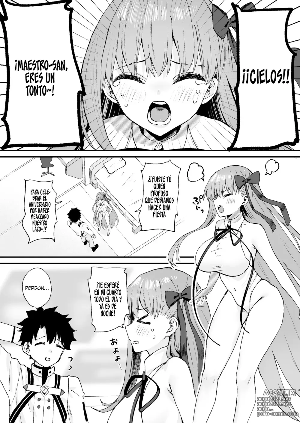 Page 3 of doujinshi Siendo Carinosito con BB-Chan