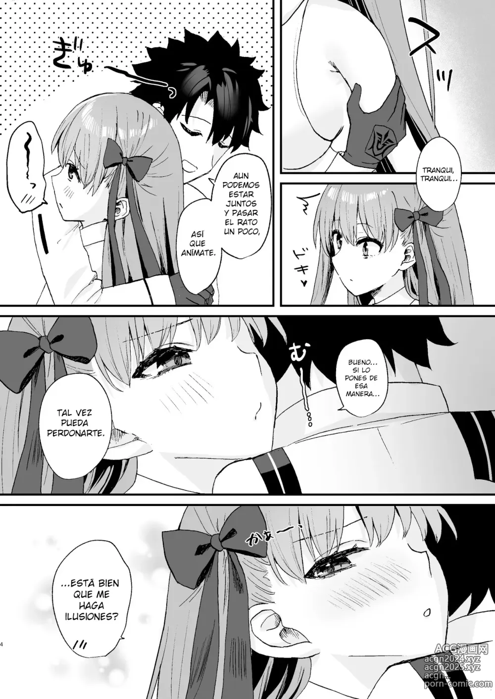 Page 4 of doujinshi Siendo Carinosito con BB-Chan