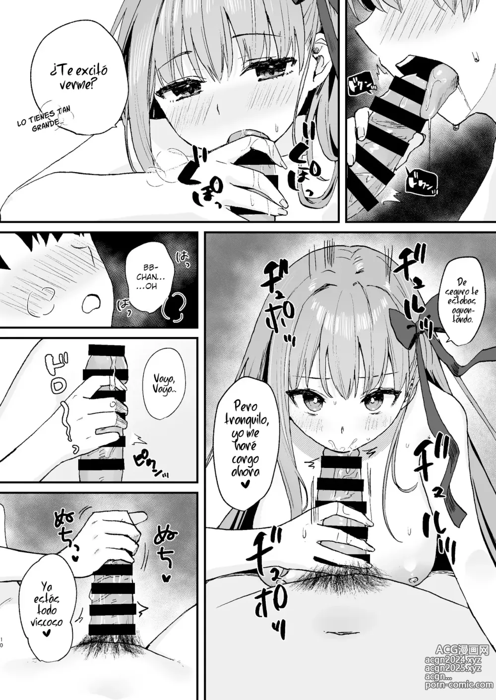 Page 10 of doujinshi Siendo Carinosito con BB-Chan