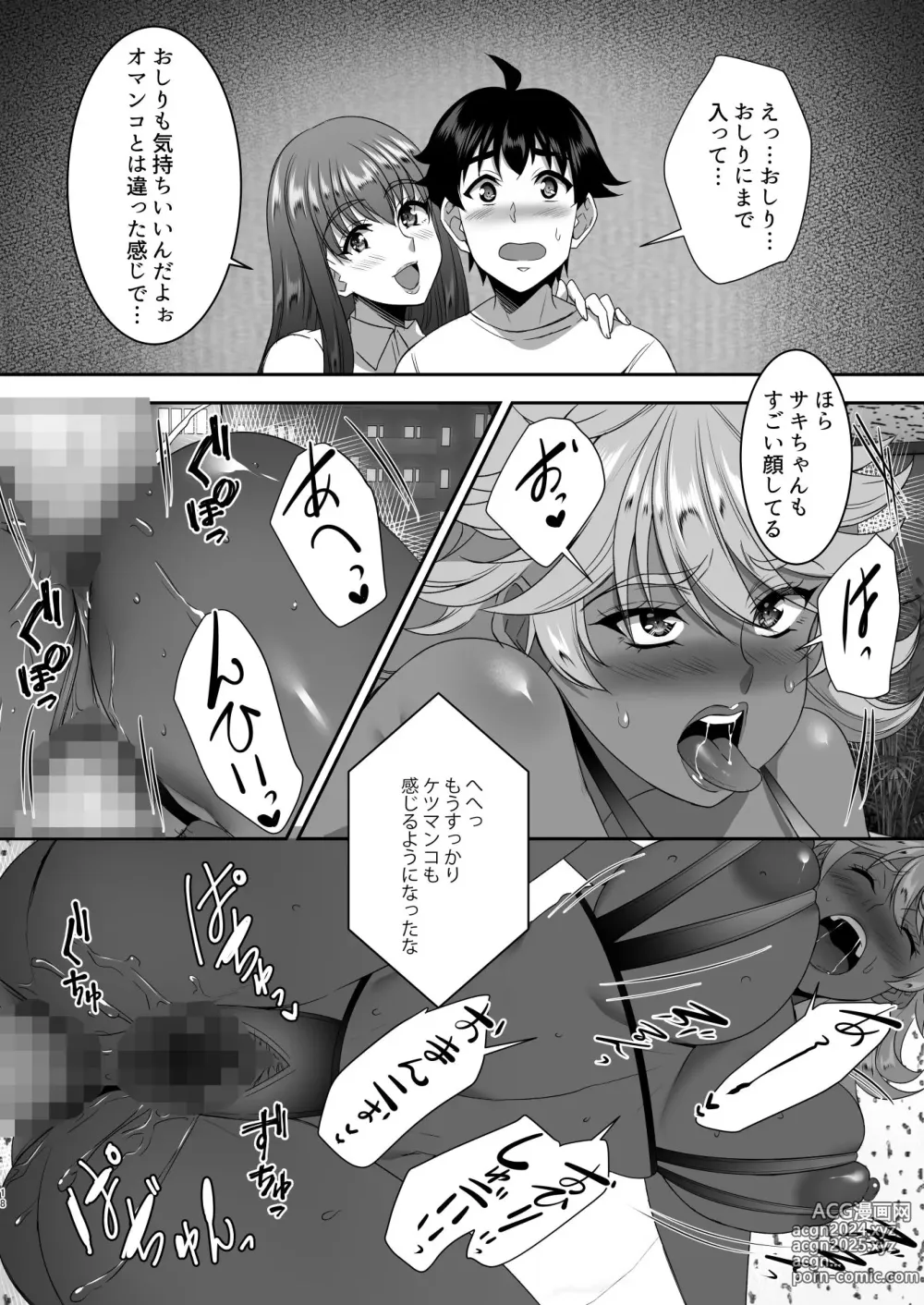 Page 19 of doujinshi Sei Yariman Sisters Pakopako Nikki 3R