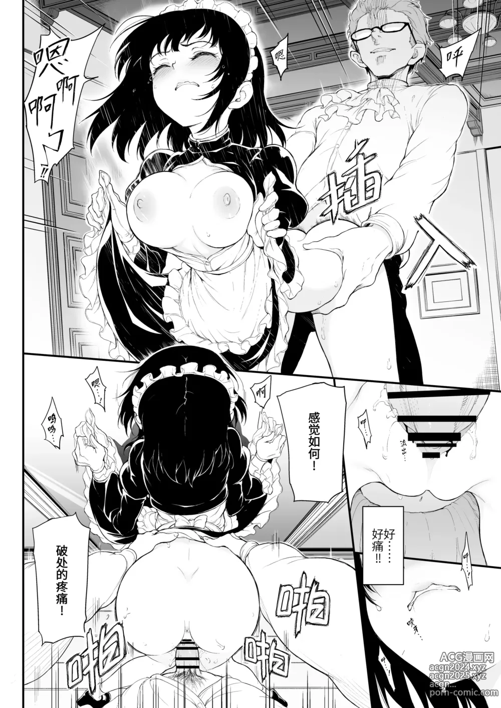 Page 19 of doujinshi Maid Kyouiku. -Botsuraku Kizoku Rurikawa Tsubaki-