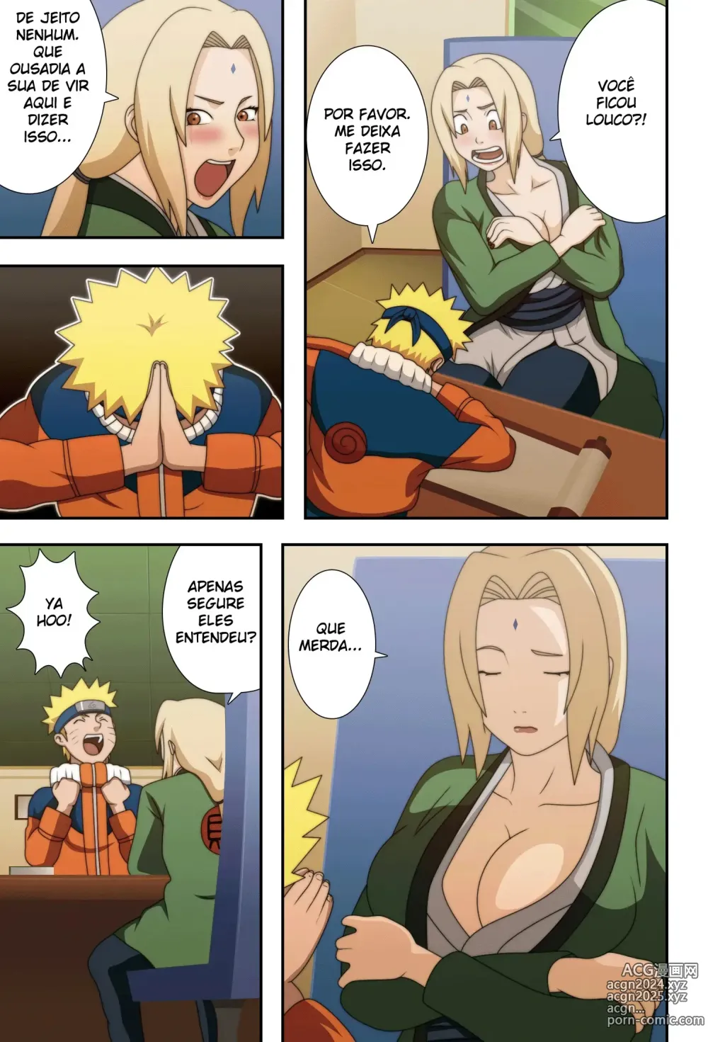 Page 4 of doujinshi Naruho-Dou Naruto e Tsunade Kyonyuu No Ninja Chichikage  BigBreast Ninja  portuguese