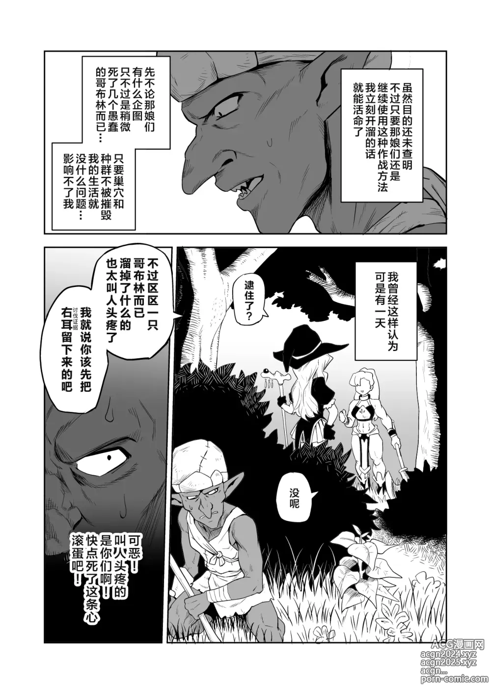 Page 12 of doujinshi 目的就是为了被杂鱼强奸的受虐狂女骑士真的被奸成哥布林奴隶的故事 前篇