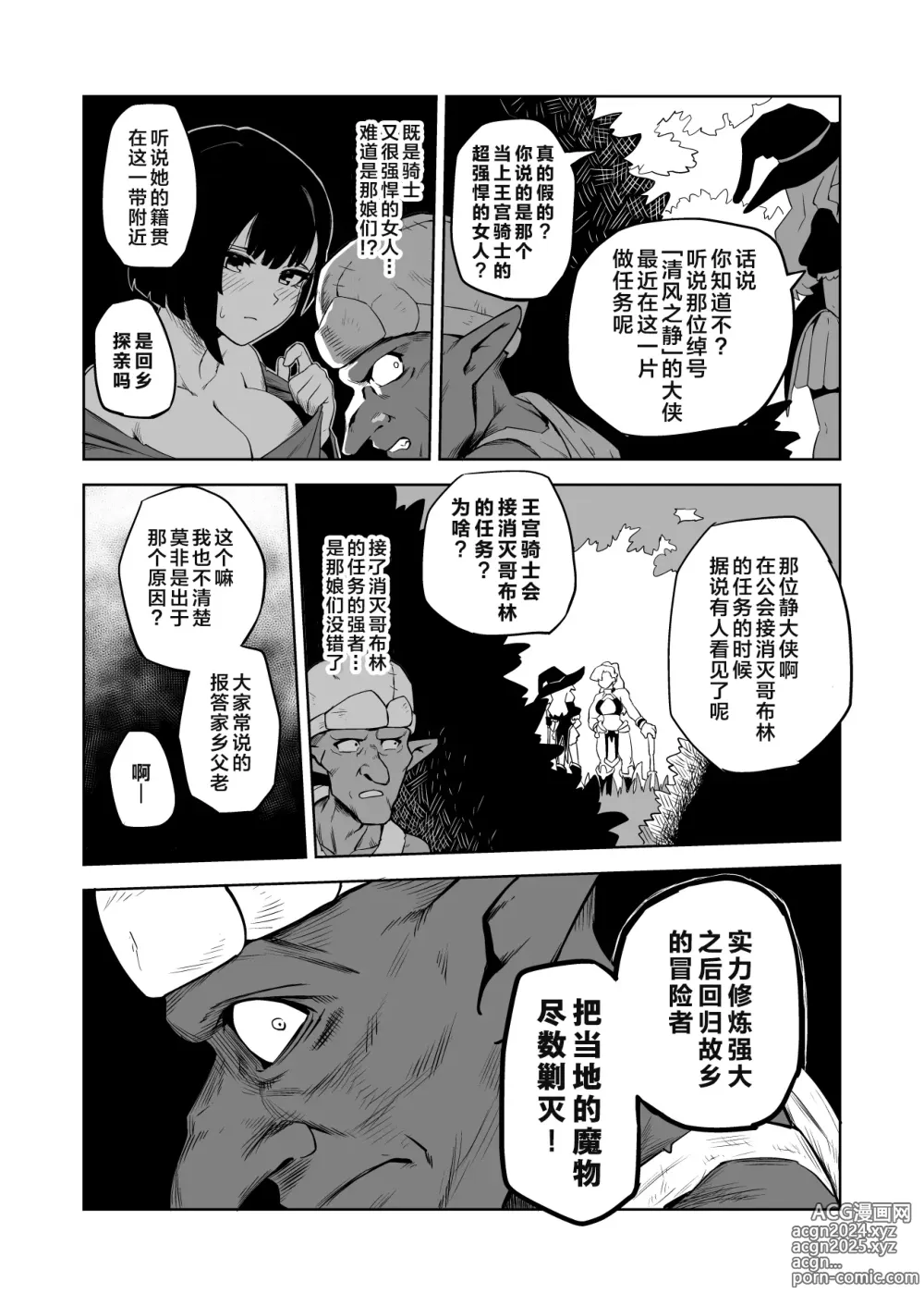 Page 13 of doujinshi 目的就是为了被杂鱼强奸的受虐狂女骑士真的被奸成哥布林奴隶的故事 前篇