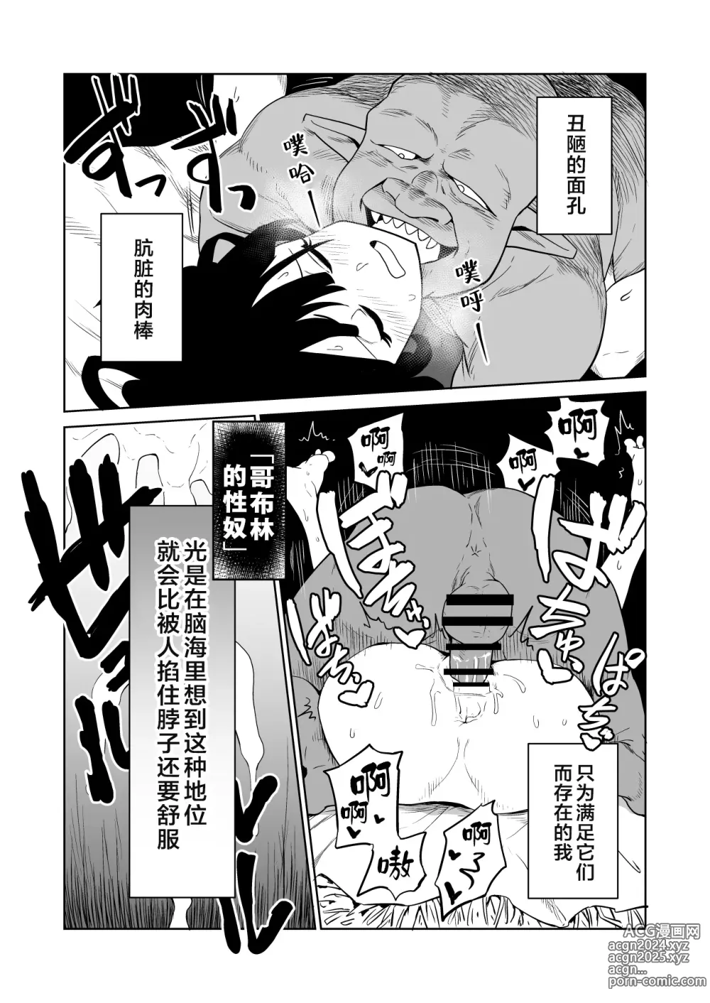 Page 29 of doujinshi 目的就是为了被杂鱼强奸的受虐狂女骑士真的被奸成哥布林奴隶的故事 前篇