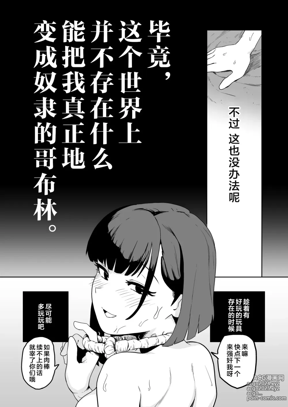 Page 49 of doujinshi 目的就是为了被杂鱼强奸的受虐狂女骑士真的被奸成哥布林奴隶的故事 前篇