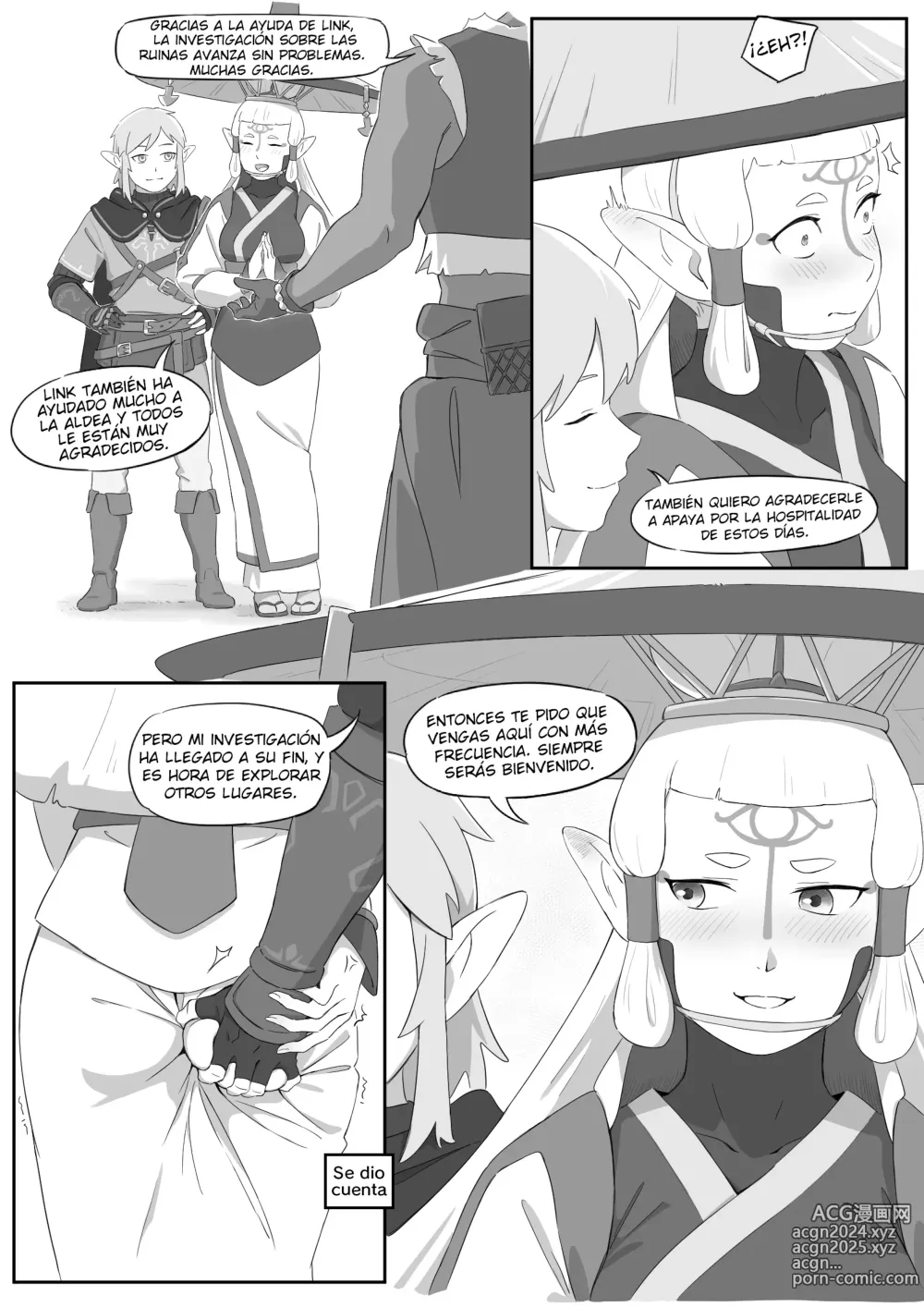 Page 32 of doujinshi La leyenda del deseo en Hyrule