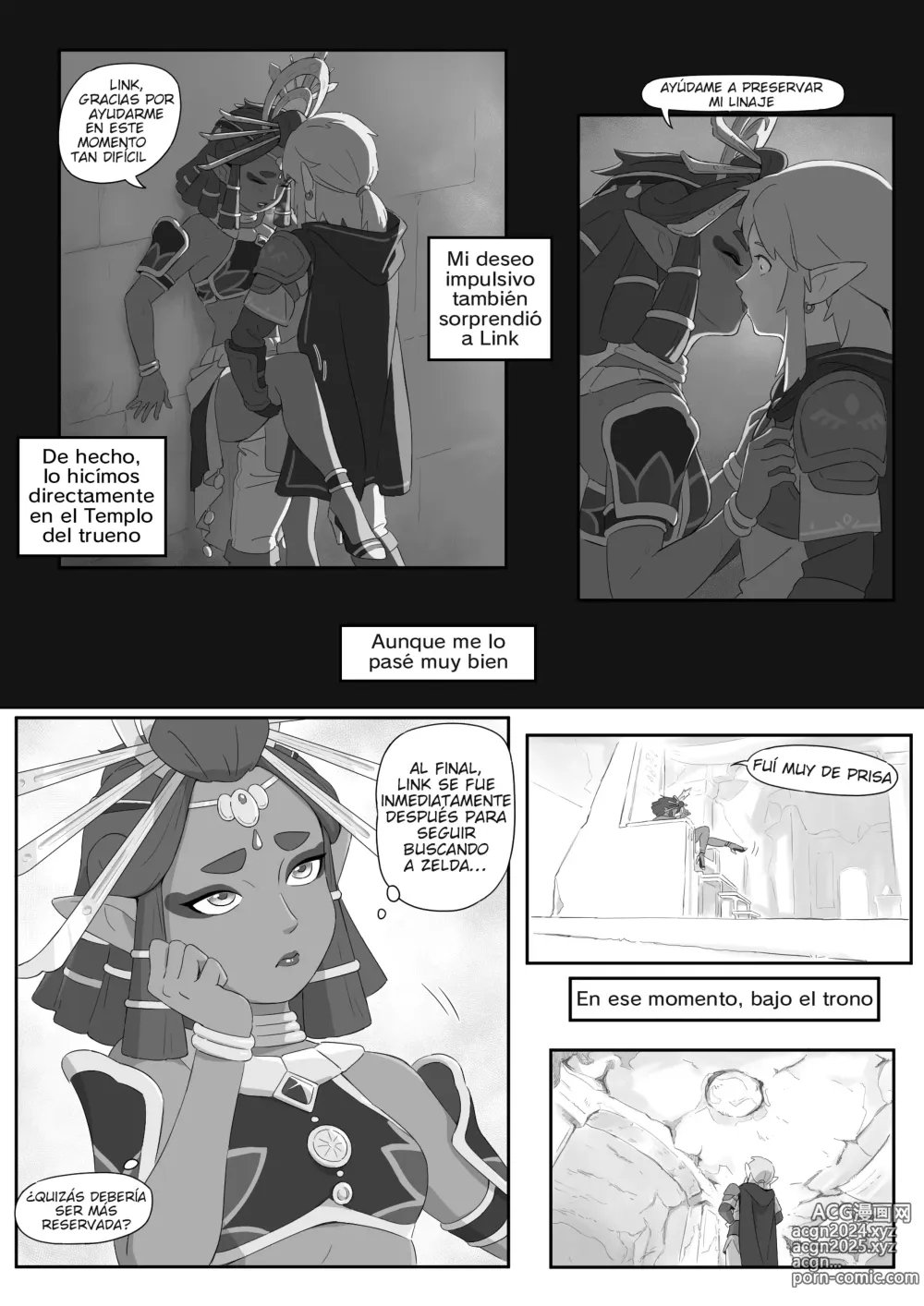 Page 35 of doujinshi La leyenda del deseo en Hyrule