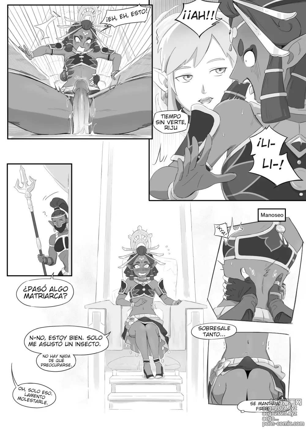 Page 37 of doujinshi La leyenda del deseo en Hyrule