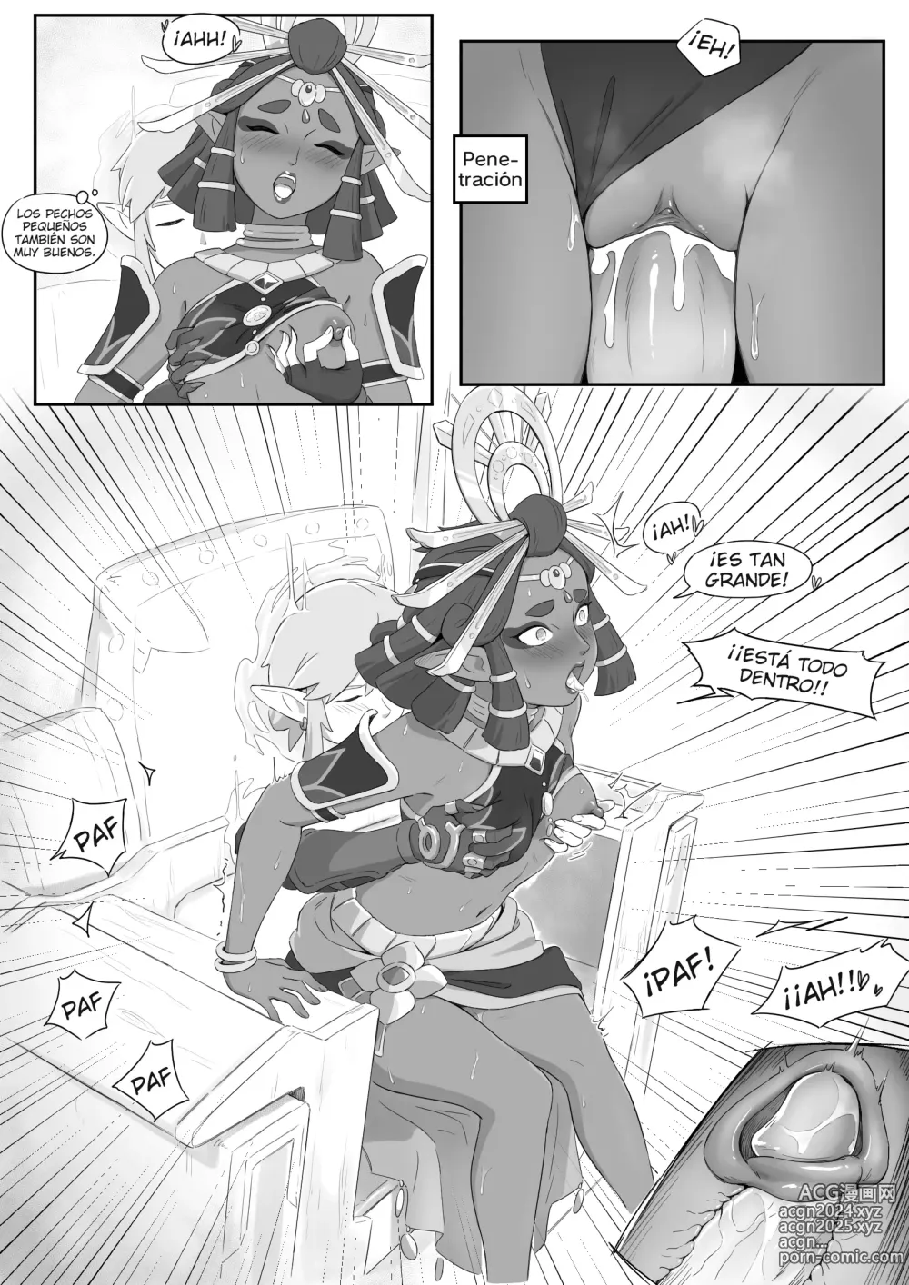 Page 39 of doujinshi La leyenda del deseo en Hyrule