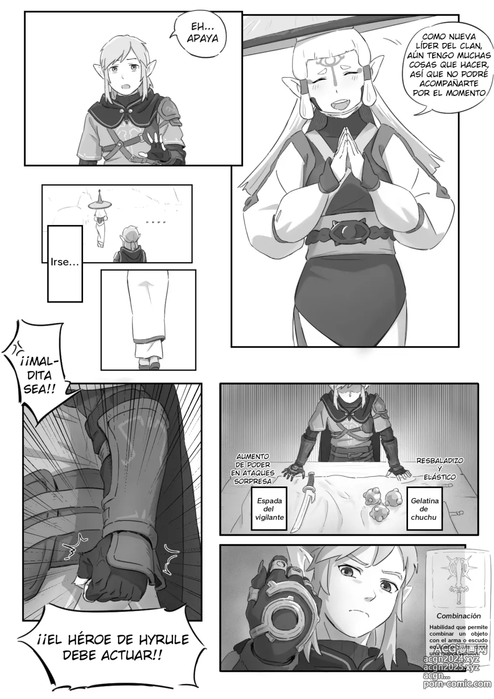 Page 6 of doujinshi La leyenda del deseo en Hyrule