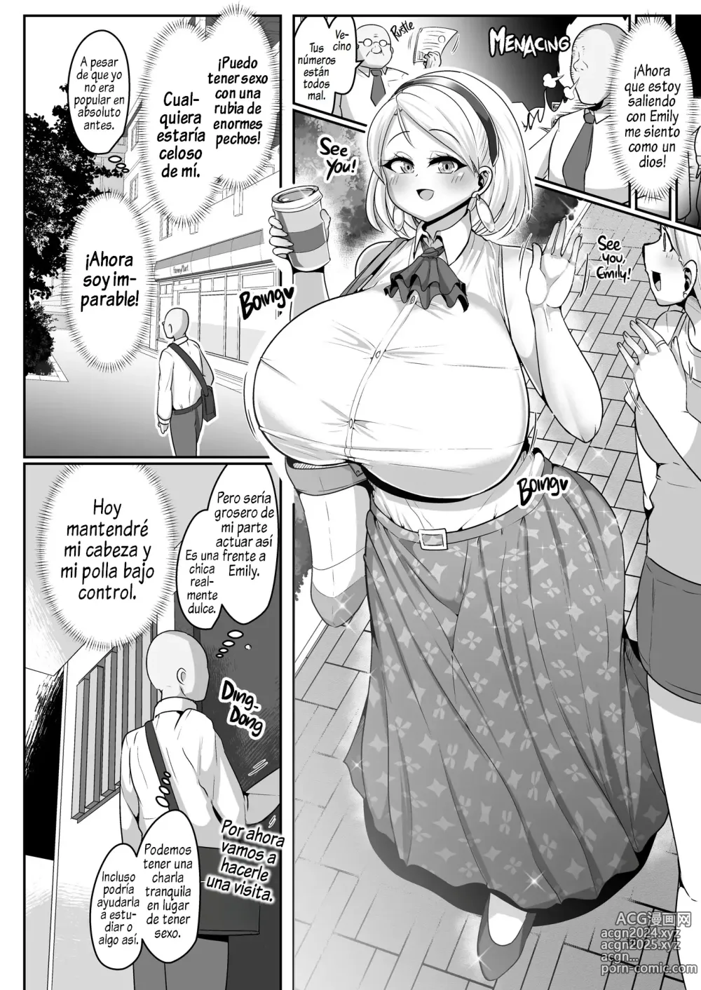 Page 17 of doujinshi H Daisuki Kinpatsu Hakujin Bakunyuu Ryuugakusei ga Tonari no Heya ni Hikkoshite Kita!! (decensored)