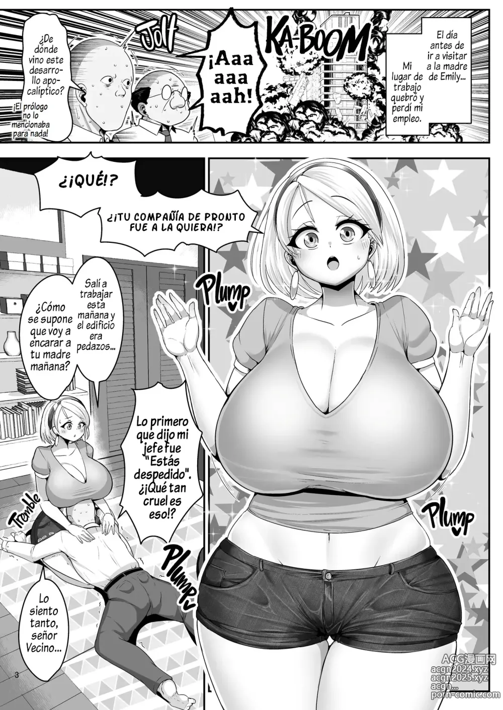 Page 28 of doujinshi H Daisuki Kinpatsu Hakujin Bakunyuu Ryuugakusei ga Tonari no Heya ni Hikkoshite Kita!! (decensored)