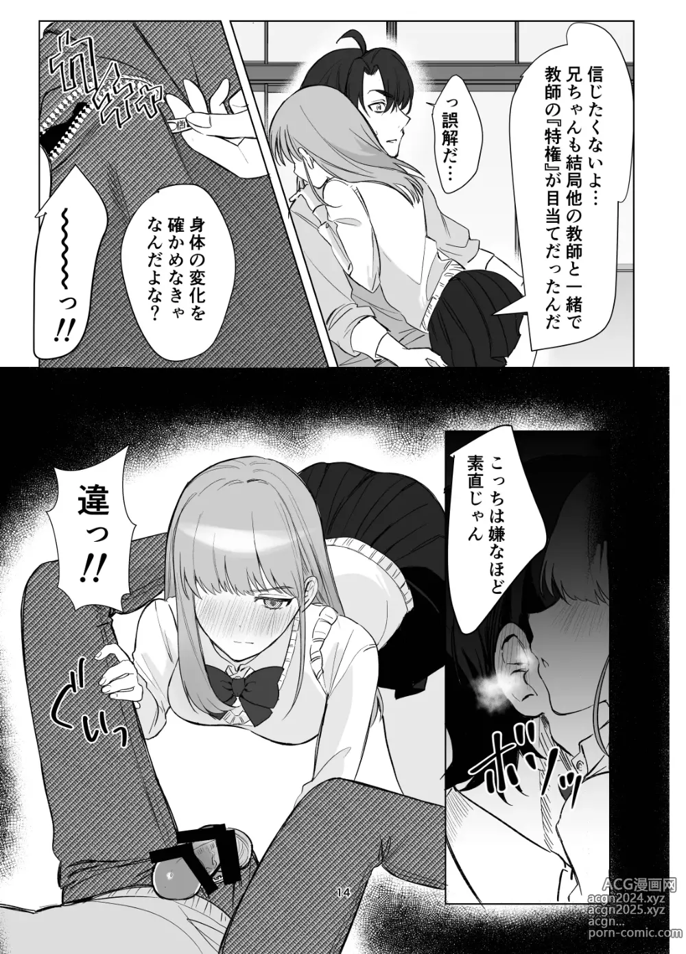 Page 14 of doujinshi Zettai Nyotaika TS Gakuen