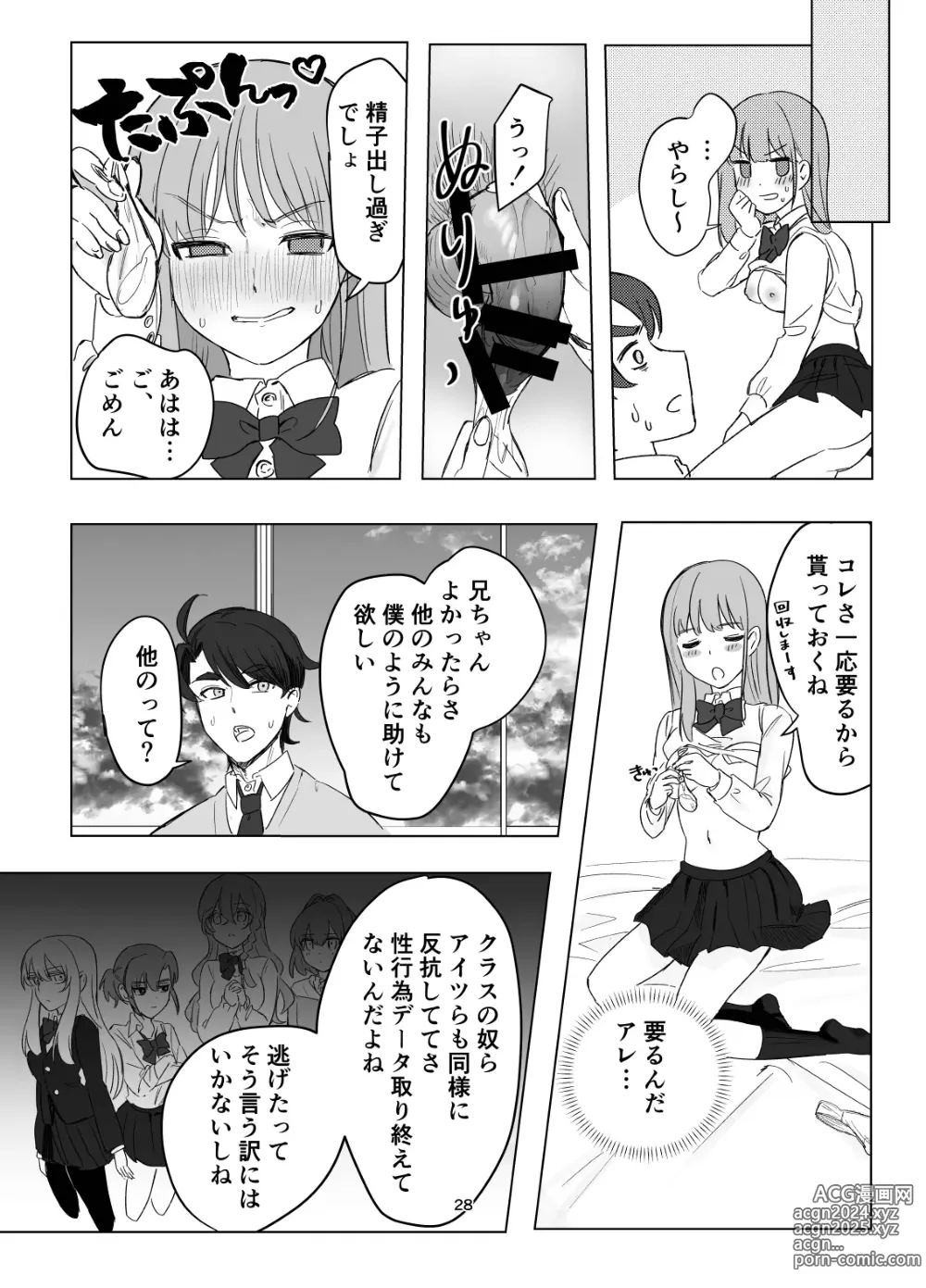 Page 28 of doujinshi Zettai Nyotaika TS Gakuen