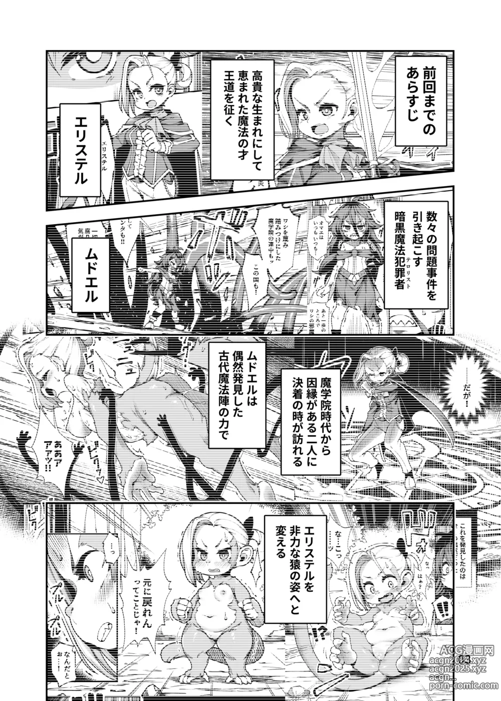 Page 3 of doujinshi Seima Kishi Eris ~Zako Saru-ka no Noroi~ Kohen