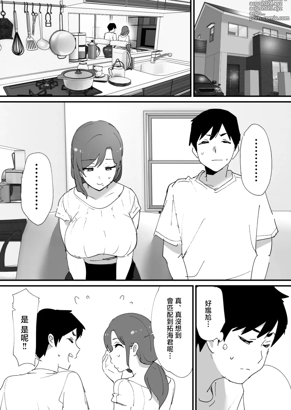 Page 9 of doujinshi Akogare no Tomo Mama to Matching Shita Ken