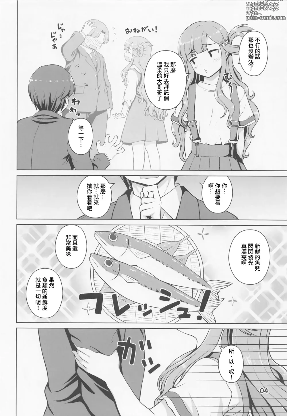 Page 3 of doujinshi Nanamichan no Osakanadou!