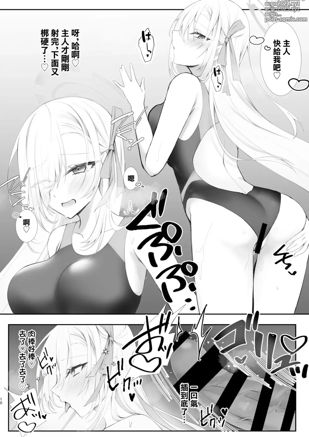 Page 9 of doujinshi 我的主人喜歡我競賽泳衣嗎?