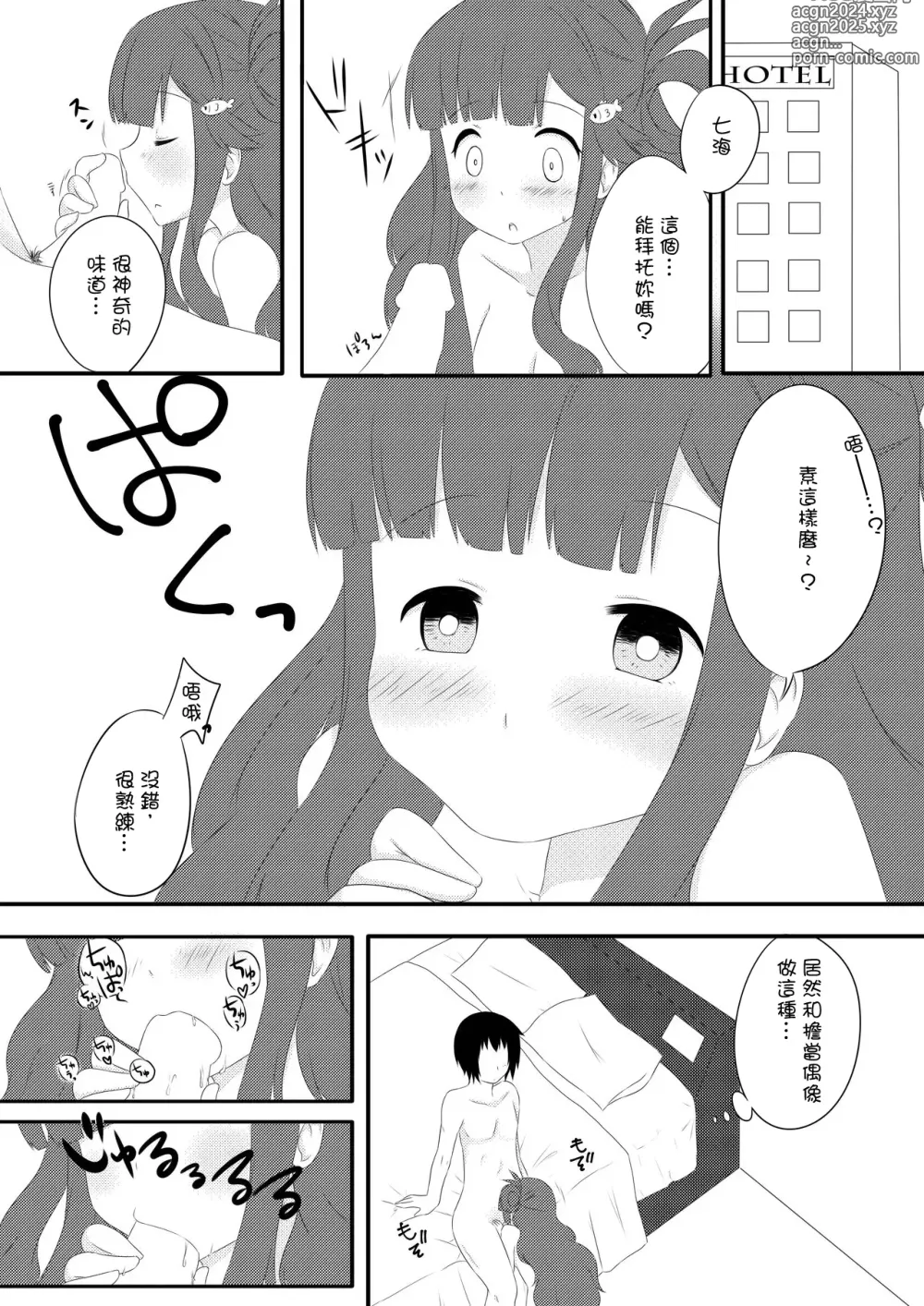 Page 9 of doujinshi Asari Nanami to Suizokukan Date Suru Hon