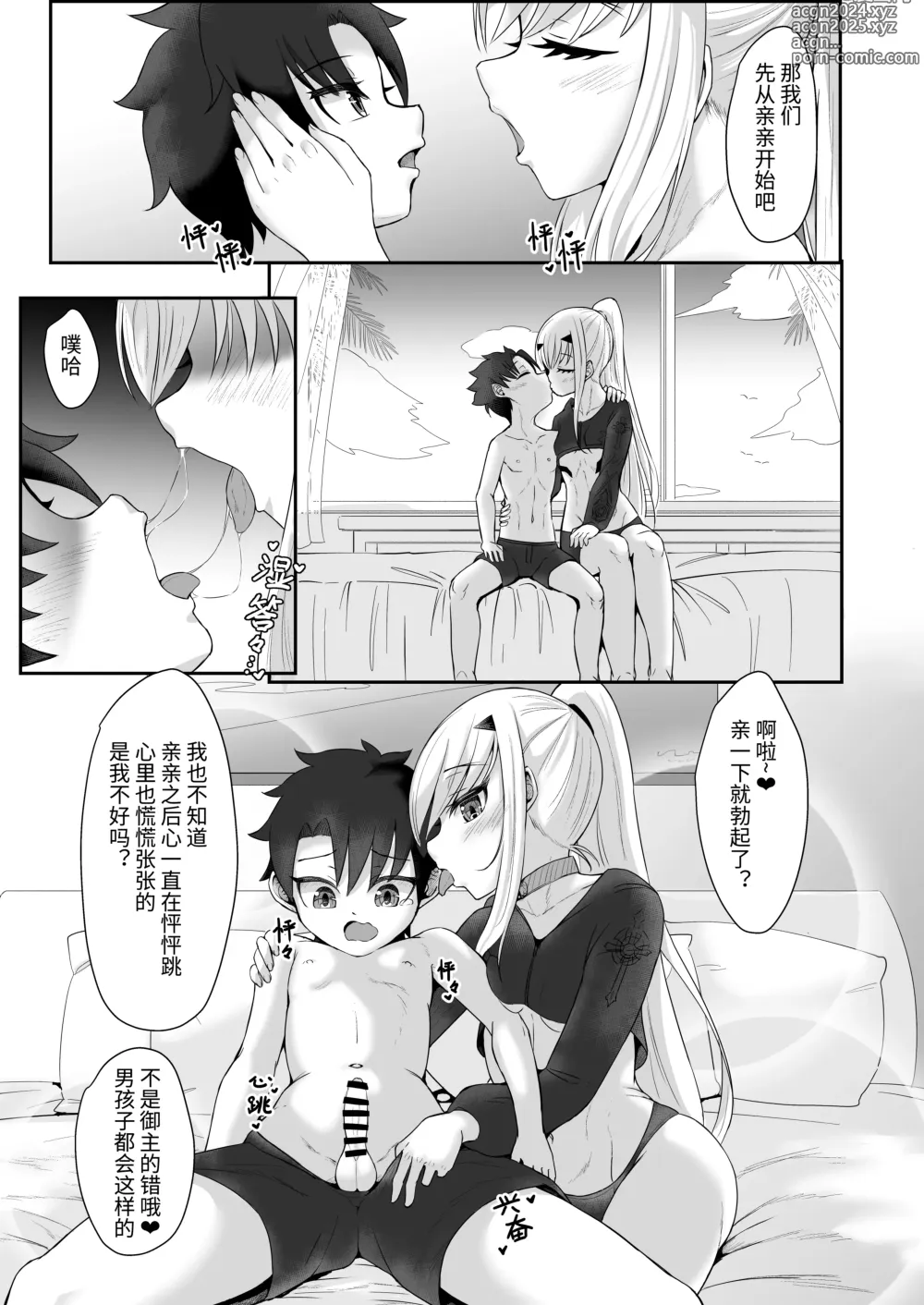 Page 10 of doujinshi FujiMelu Maryoku Kyoukyuu The Best Week Ever｜藤丸妖兰魔力供给 The·Bestweek·Eve