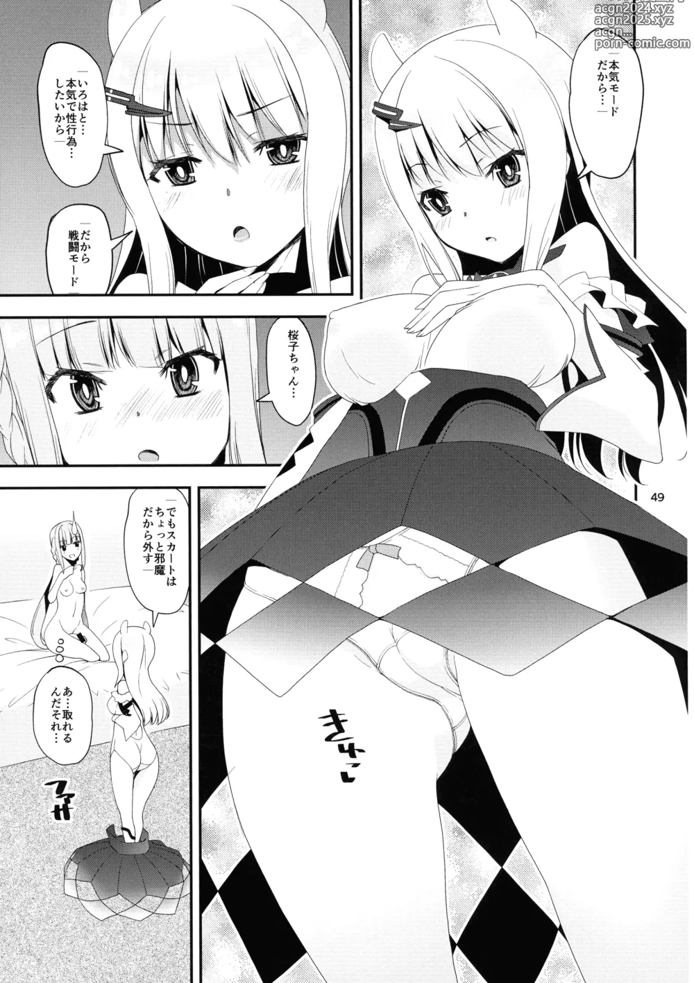 Page 48 of doujinshi Keisotsu Onna x Onna o Sesse no Machi Soushuuhen 4 Mannen Sakura no Uwasa hen