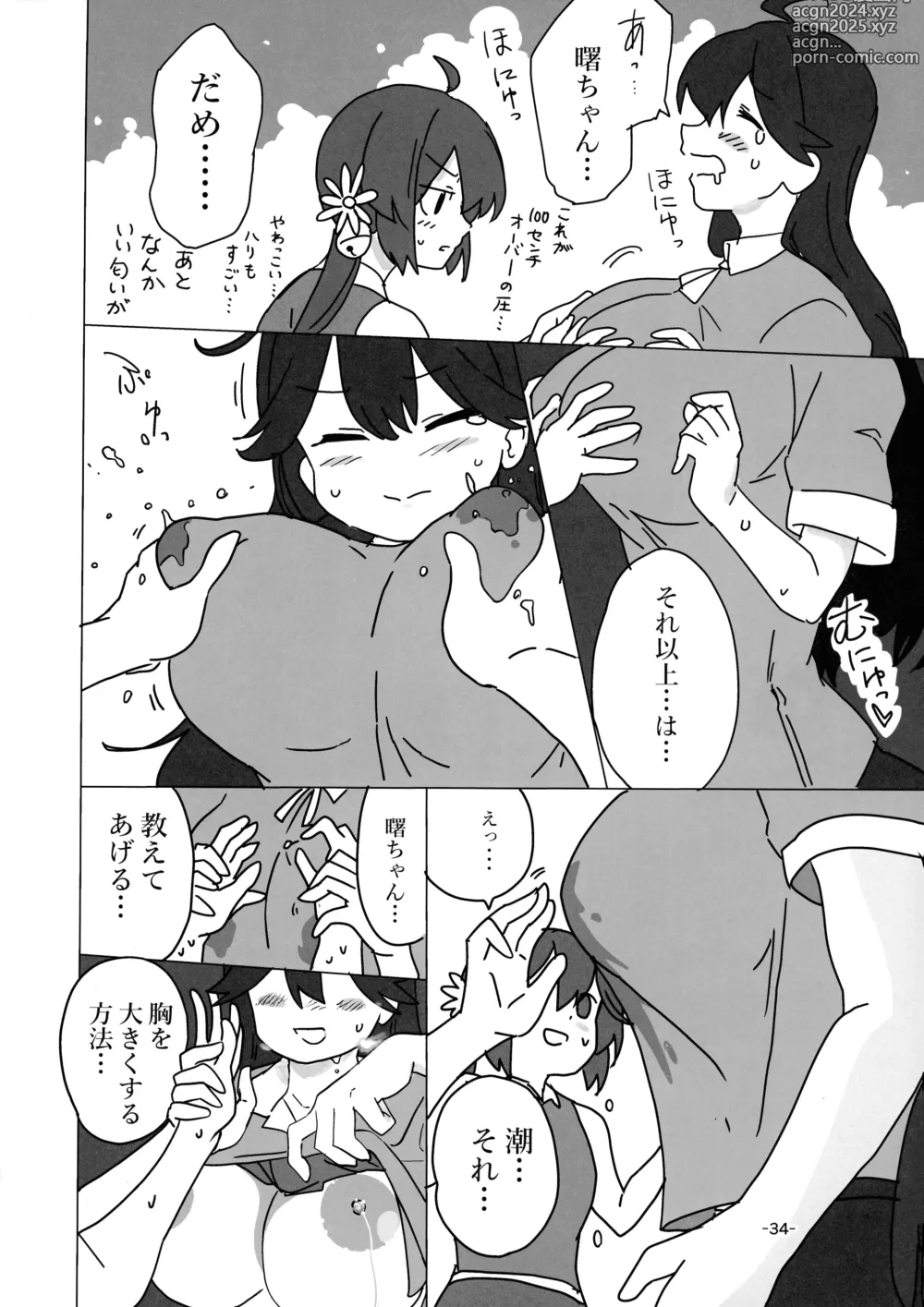 Page 33 of doujinshi KanMusu Bonyuu Goudou