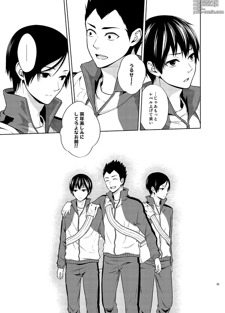 Page 23 of doujinshi Tatoe Orokamono to Yobarete mo