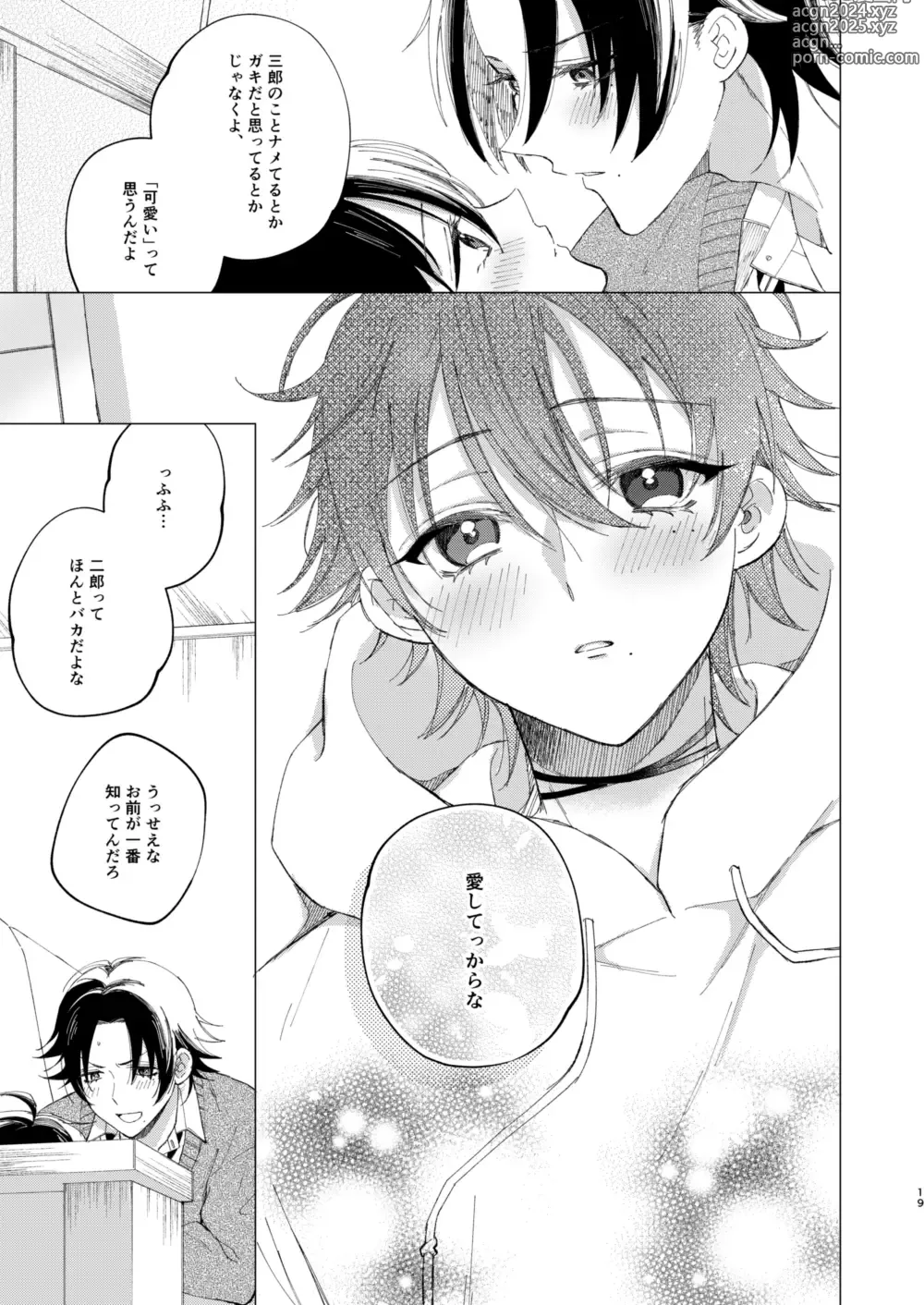 Page 16 of doujinshi Saburo wa Kawaii tte Iwaretakunai