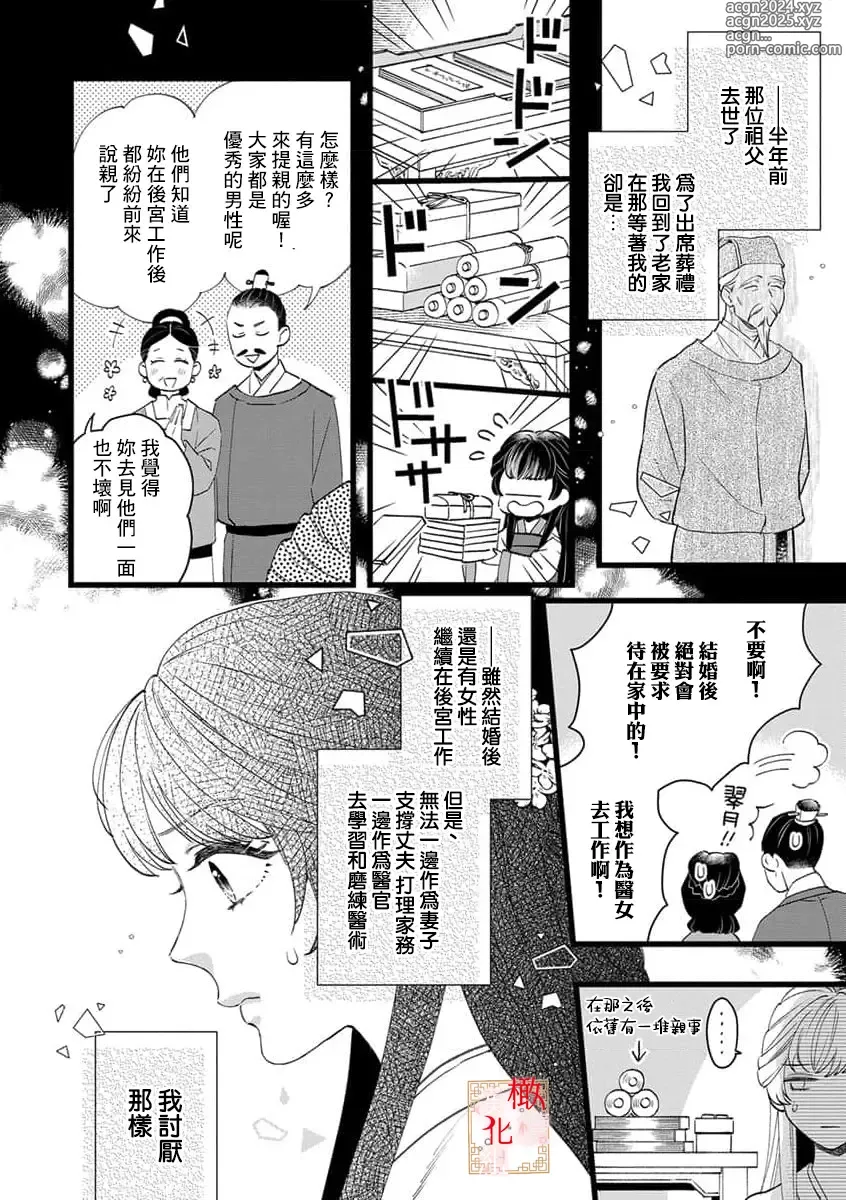 Page 10 of manga koukyuu i onna ha ni ge rare nai ～ wake axtu te syougun kakka ni neya kyouiku itasi masu～01-02｜後宮醫女無處可逃～因某些緣故對將軍閣下進行房事指導～01-02