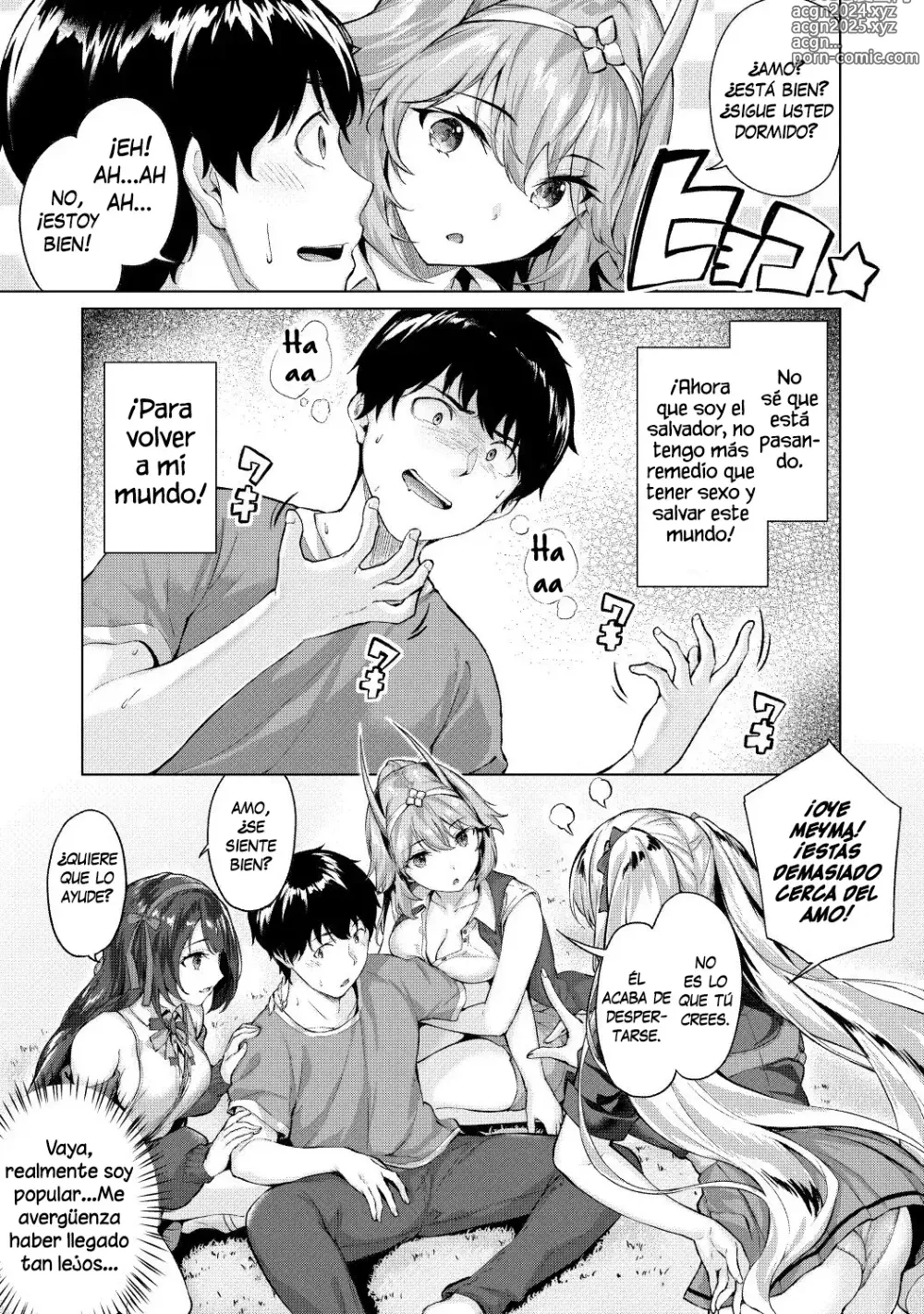 Page 6 of manga Kikikibu ~Smartphone Game no Sekai de Ecchi Muso~