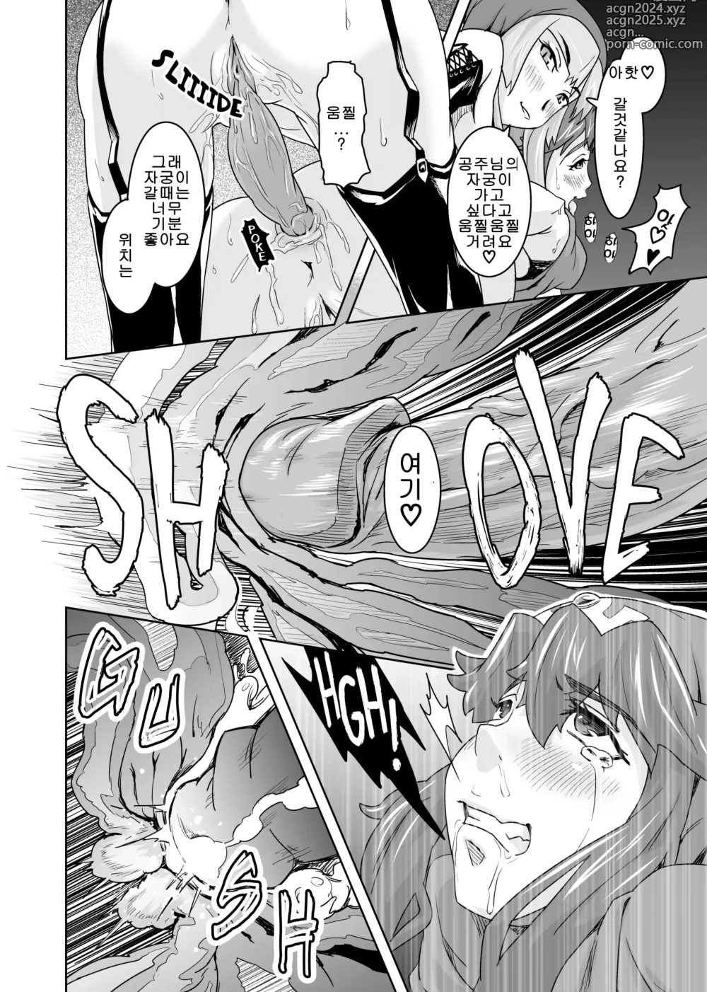 Page 17 of doujinshi Inu ni natta Oujo sama I, II, III (decensored)