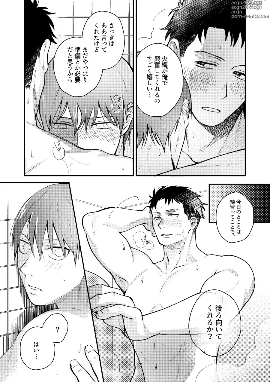 Page 20 of doujinshi I will dedicate myself to you, Captain.