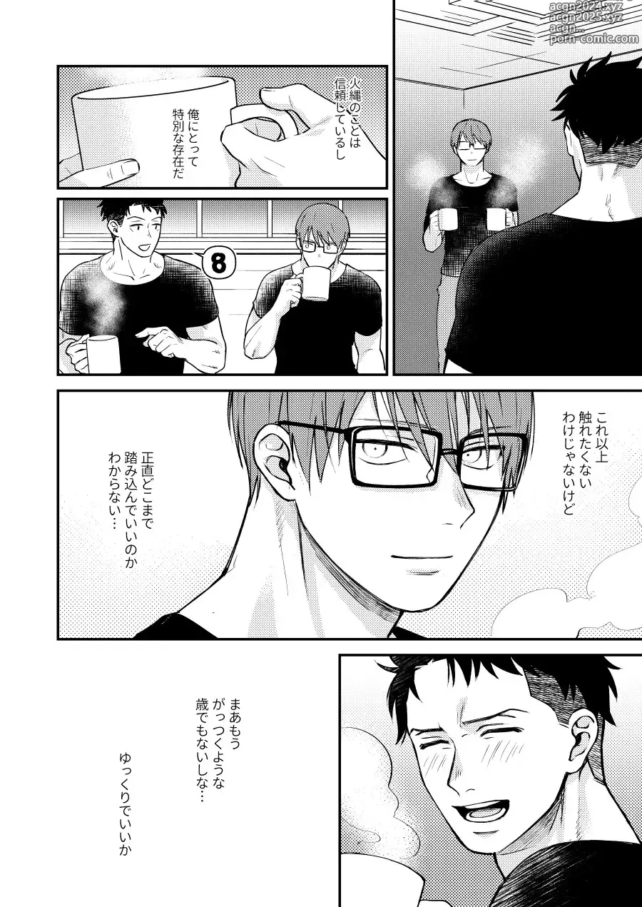 Page 7 of doujinshi I will dedicate myself to you, Captain.