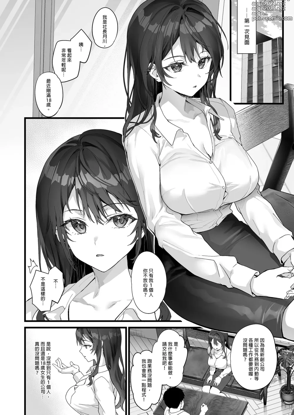 Page 4 of doujinshi 不服輸的輟學社長主動向部屬示愛 (decensored)