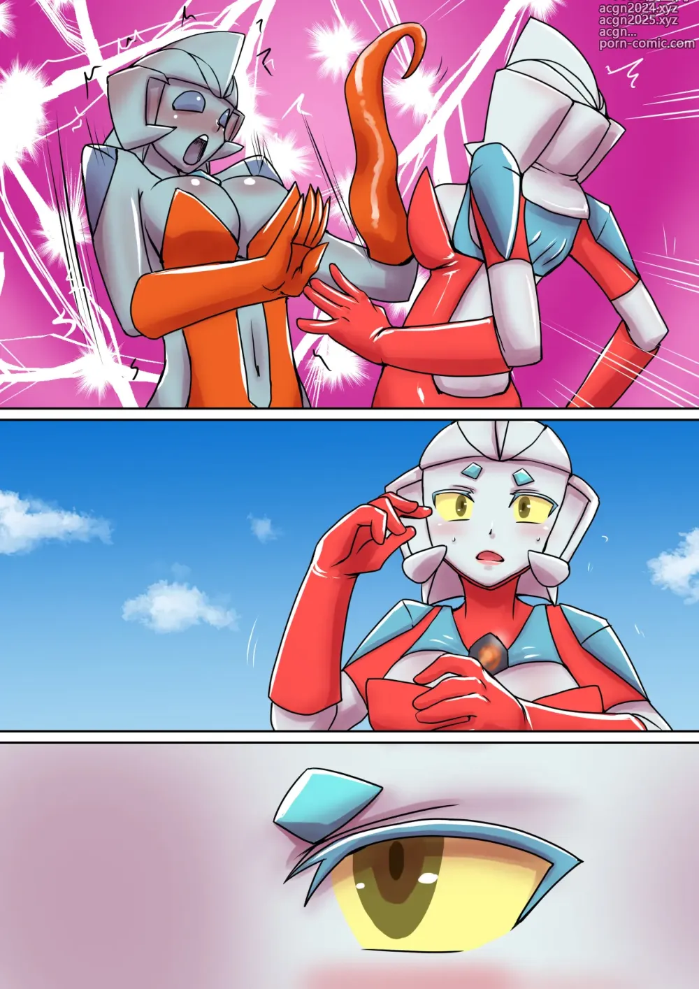 Page 14 of doujinshi Tokusatsu Heroine Series - Rusty Comet Ch. 5 Rusty Comet VS Rusty Comet