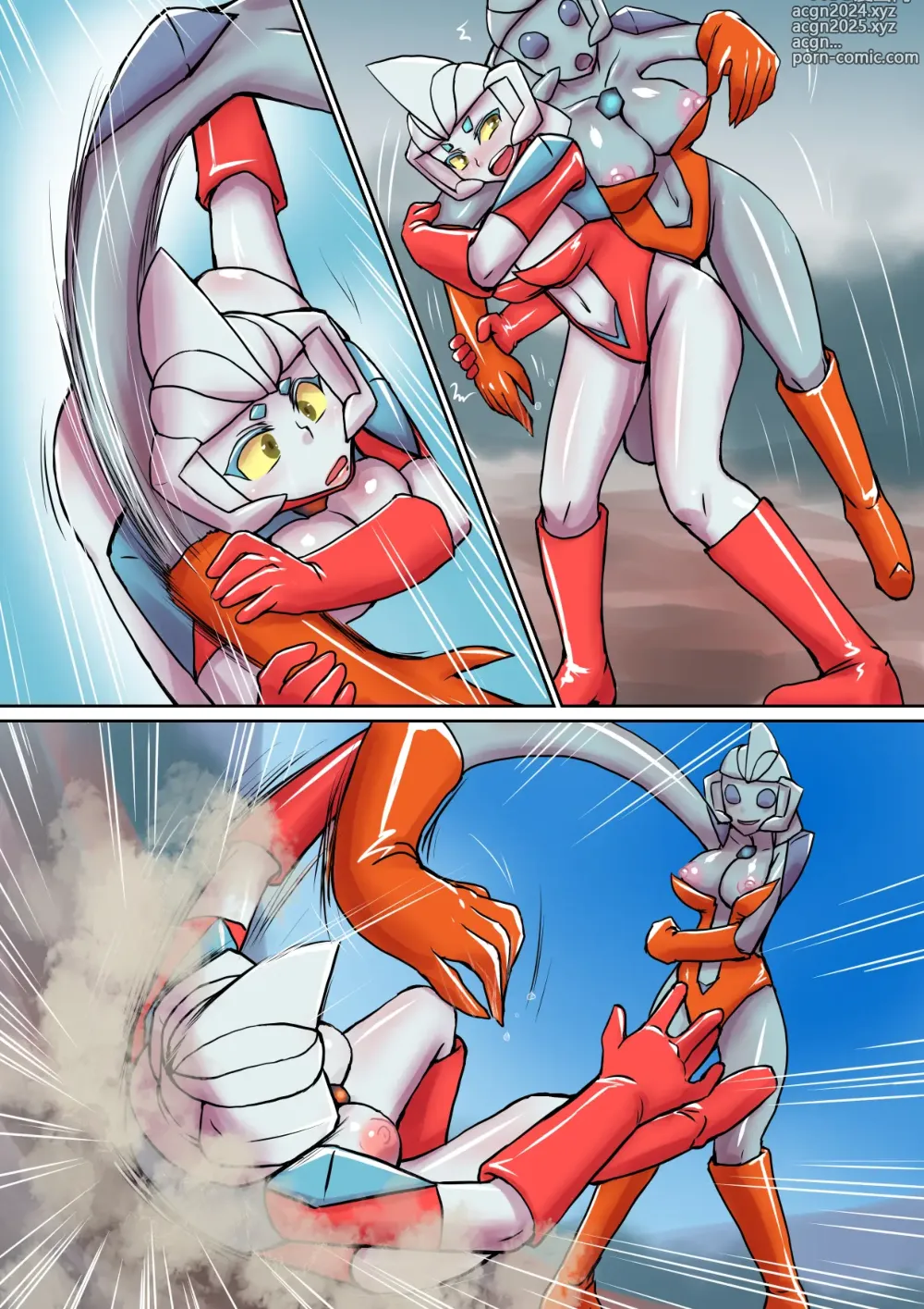 Page 23 of doujinshi Tokusatsu Heroine Series - Rusty Comet Ch. 5 Rusty Comet VS Rusty Comet