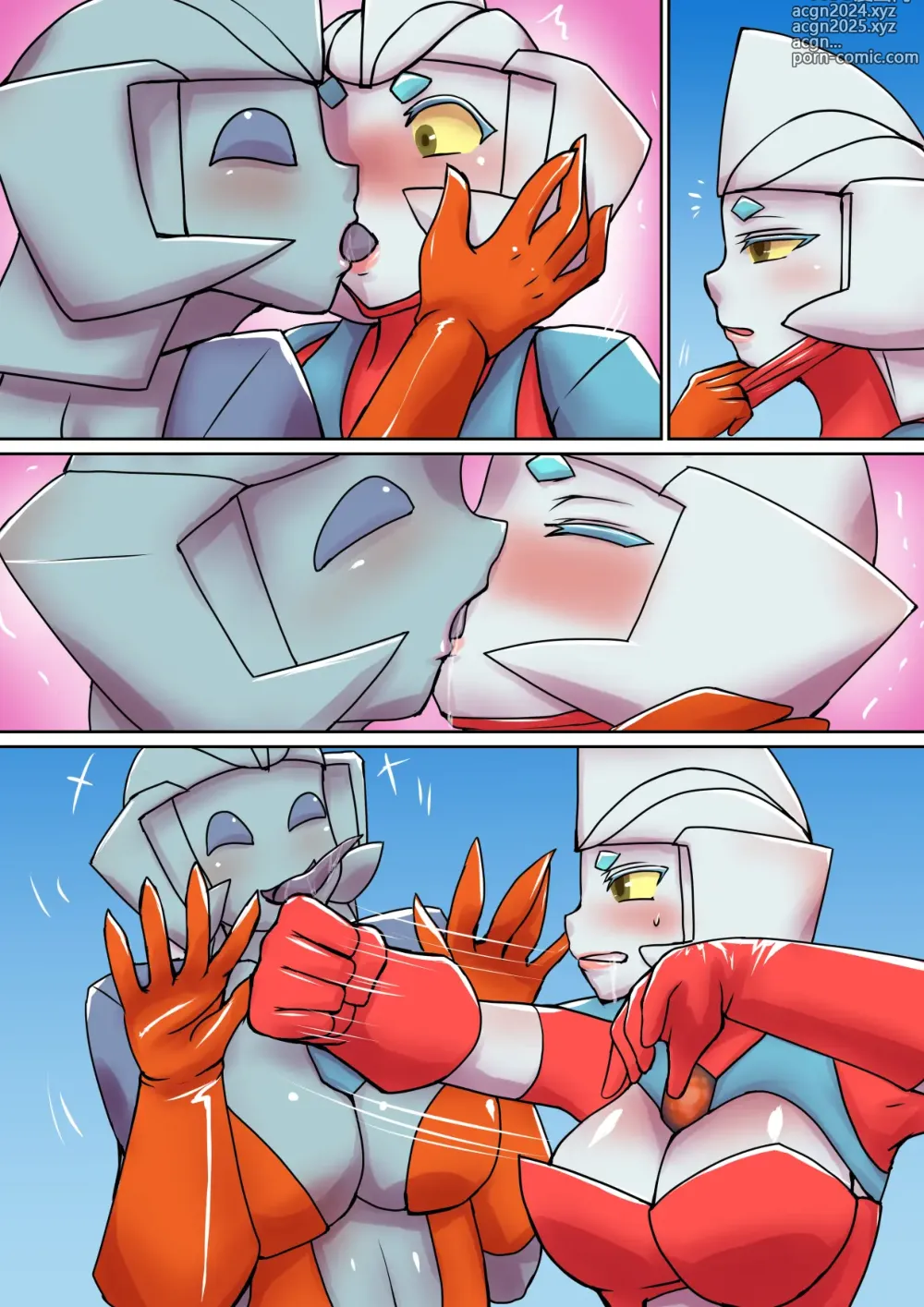 Page 8 of doujinshi Tokusatsu Heroine Series - Rusty Comet Ch. 5 Rusty Comet VS Rusty Comet