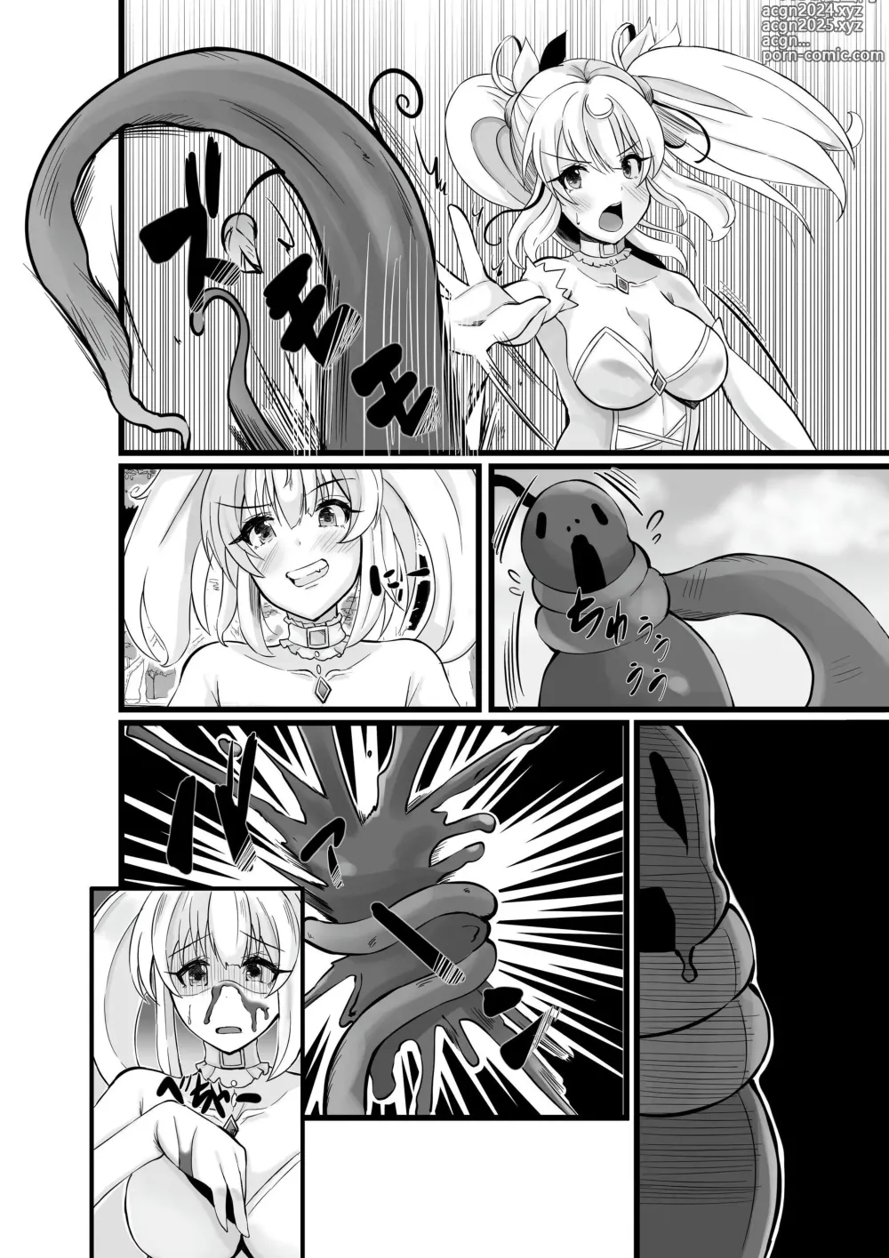 Page 47 of doujinshi Mahou Shoujo Saint Lily Shinshoku ~Mahou Shoujo ga Ecchi na Teki ni Haiboku Shite Akuochi Kaijin-ka Suru Made~ - Magical girl Saint Lily Erosion