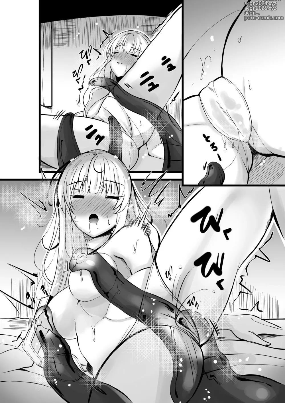 Page 49 of doujinshi Mahou Shoujo Saint Lily Shinshoku ~Mahou Shoujo ga Ecchi na Teki ni Haiboku Shite Akuochi Kaijin-ka Suru Made~ - Magical girl Saint Lily Erosion