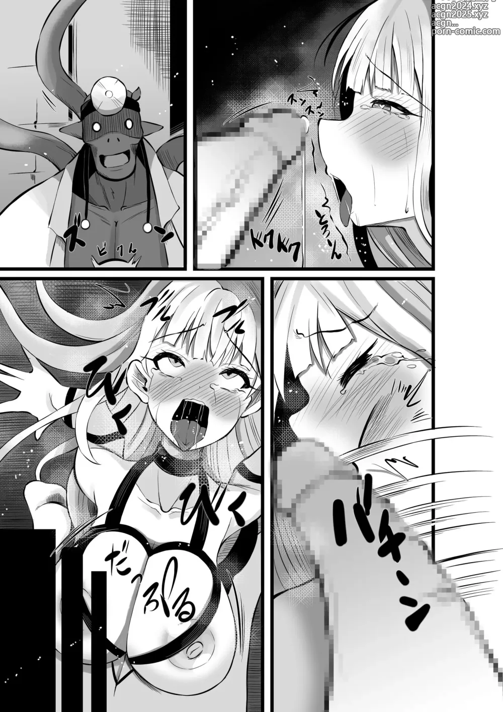 Page 72 of doujinshi Mahou Shoujo Saint Lily Shinshoku ~Mahou Shoujo ga Ecchi na Teki ni Haiboku Shite Akuochi Kaijin-ka Suru Made~ - Magical girl Saint Lily Erosion