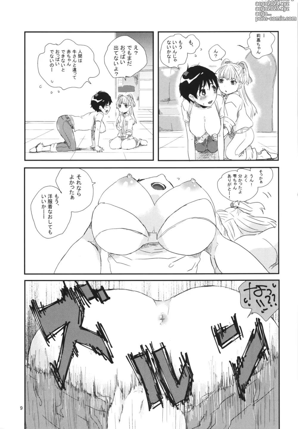 Page 8 of doujinshi Rakunou Gokko