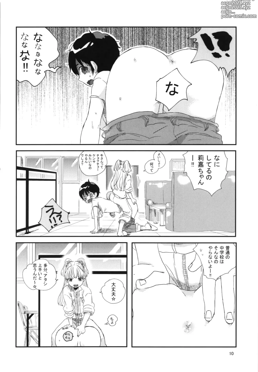 Page 9 of doujinshi Rakunou Gokko