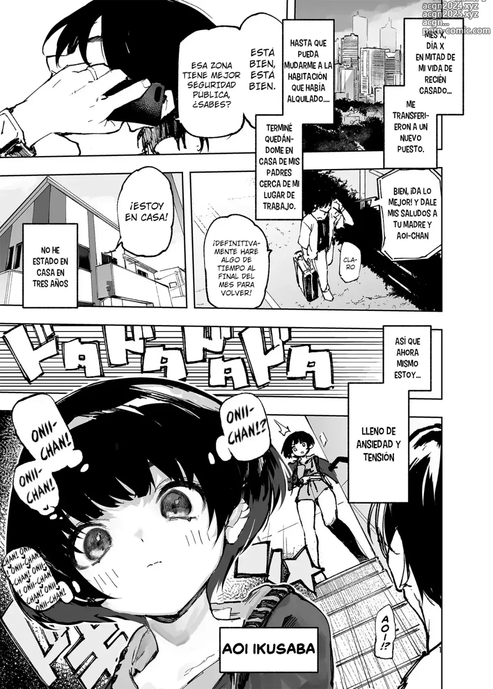 Page 3 of doujinshi Ichinengo, Ore no Ko o Haramu Imouto no Kiroku. - This is a record of how my sister conceived my child