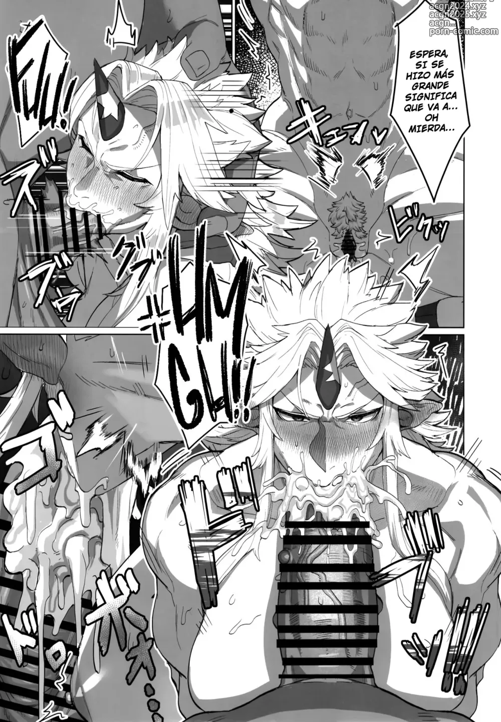 Page 14 of doujinshi Yuugi Nee-san to Ork ga kunzu hoguretsu