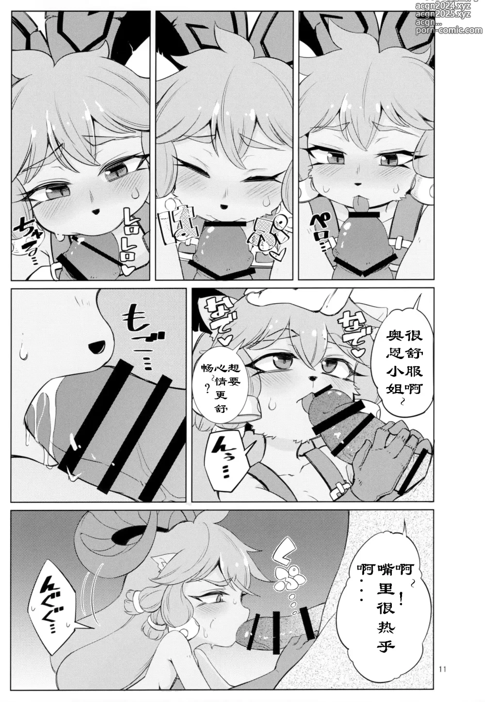 Page 10 of doujinshi 锻造之神的娇喘声