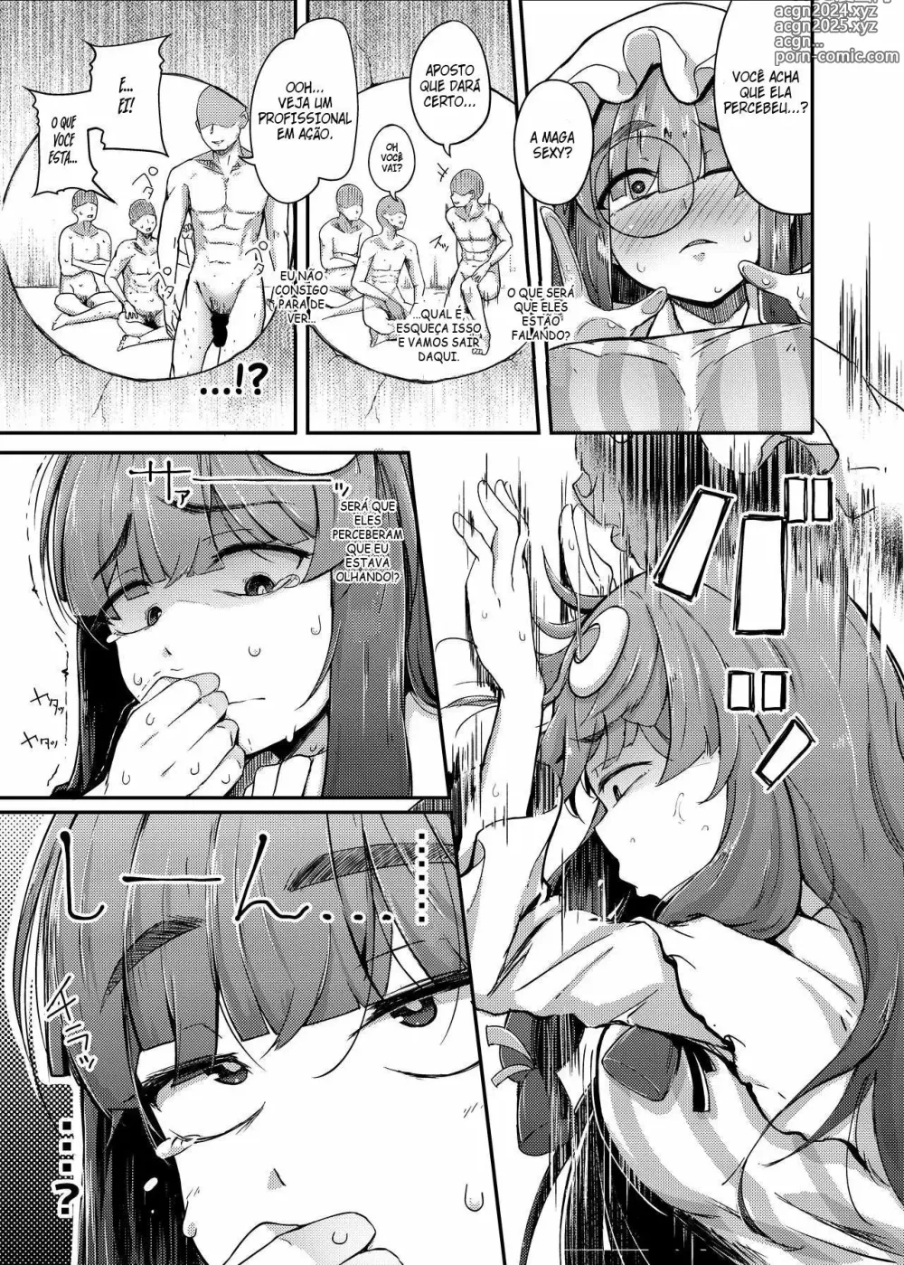 Page 11 of doujinshi Ana to Muttsuri Dosukebe Daitoshokan