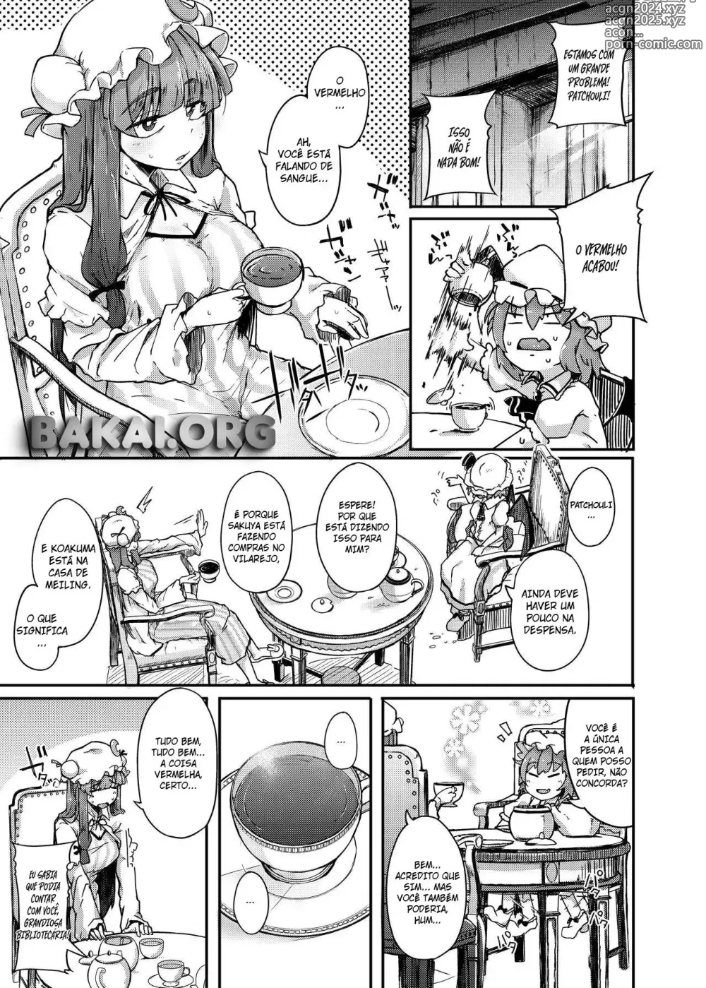 Page 3 of doujinshi Ana to Muttsuri Dosukebe Daitoshokan